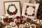 50 Christmas frames borders ribbons, a Decorative Illustration by HeavensStar (Thumbnail 5 of 8)