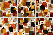 Autumn Abstract Seamless Pattern, a Pattern Graphic by Black Bird Studio (Thumbnail 5 of 6)