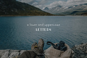 CARSTON minimalistic font design, a Font by SomStock (Thumbnail 2 of 7)