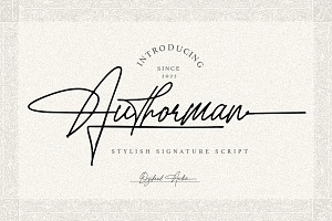 Authorman - Stylish Signature Script