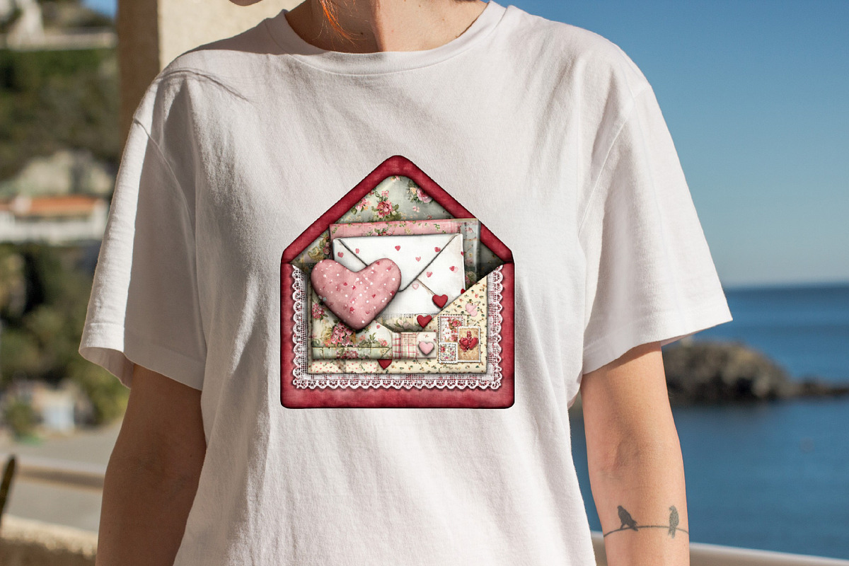 Romantic Valentine Letters Clipart B, an Illustration by SVGArt (Photo 7 of 8)