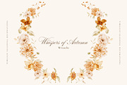 Autumn Watercolor Florals & Pumpkins, a Seasonal Illustration by Altea Design Studio (Thumbnail 12 of 21)