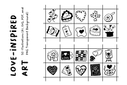 50 Love-Inspired Hand-Drawn Art, an Object Illustration by The Journey Atelier (Thumbnail 2 of 4)