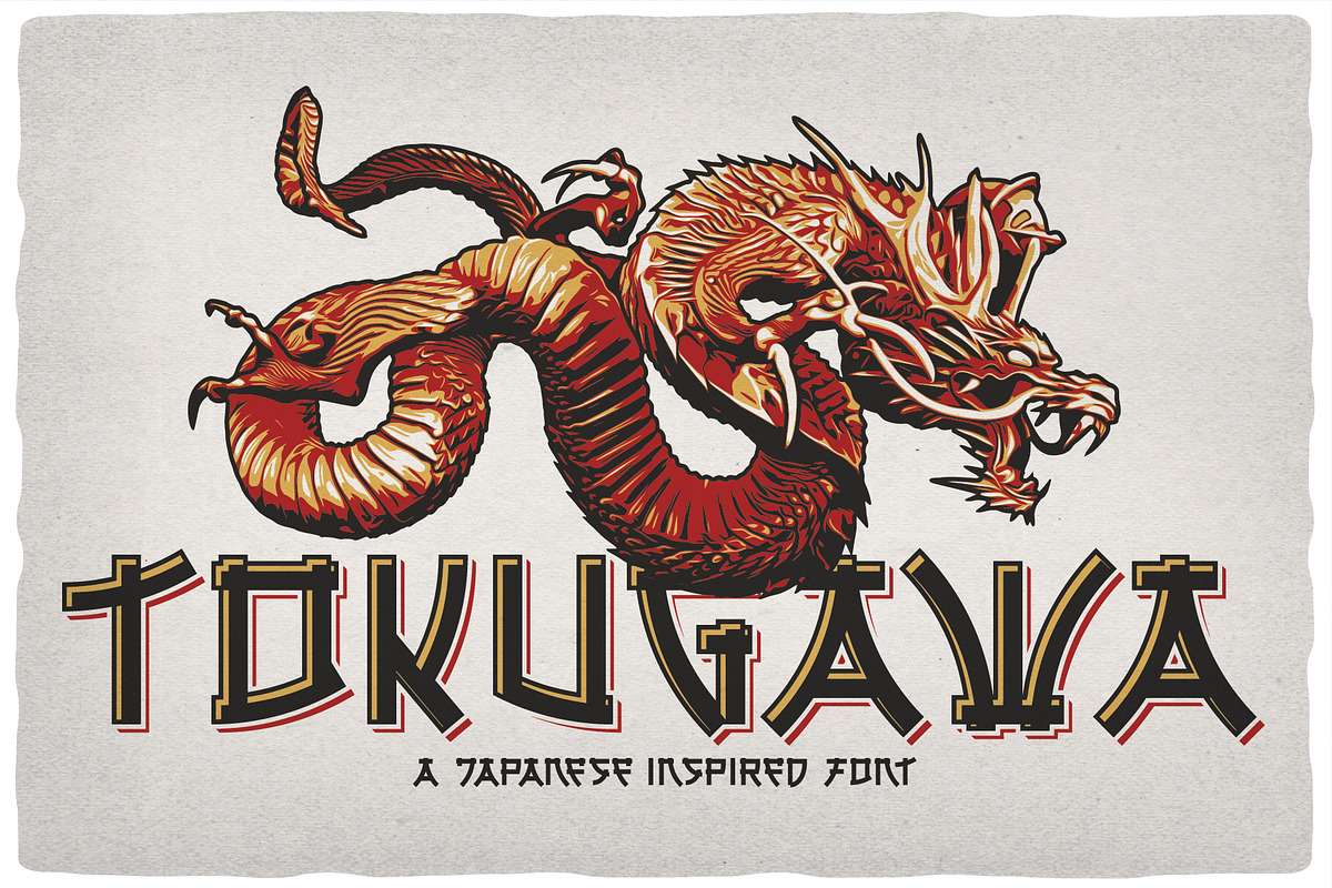 Tokugawa, a Symbol Font by VozzyStock (Photo 1 of 14)