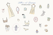 Hand Drawn Wedding Illustrations 300, an Object Graphic by whiteheartdesign (Thumbnail 18 of 24)