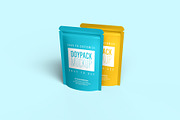 Doypack Mockup - 8 views, a Packaging Mockup by Illusiongraphic (Thumbnail 6 of 19)