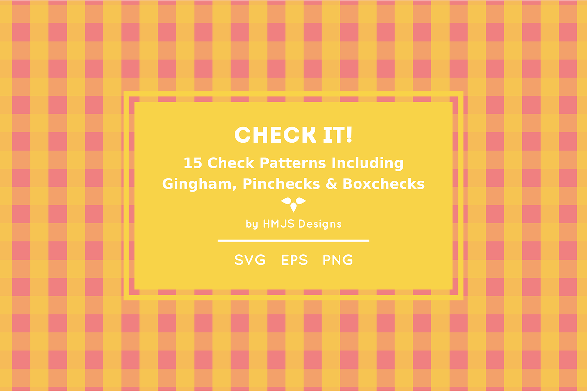 Checks Pattern Set, a Pattern Graphic by HMJS Designs (Photo 9 of 9)
