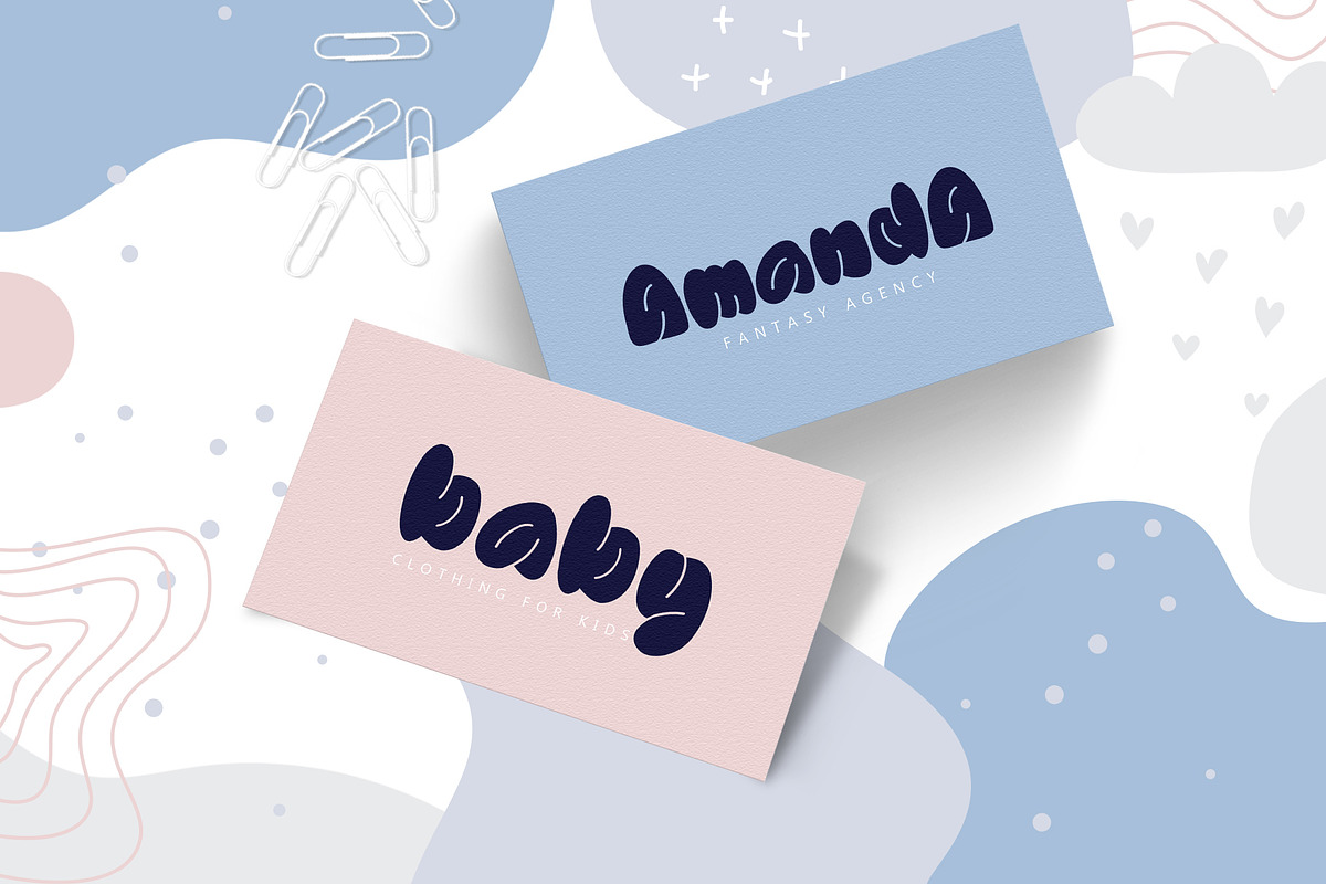 Sweet Sky Rotund Retro Groovy Font preview 4