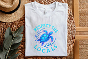 Respect the Locals Png, Sea Turtle, an Illustration by SharpMarketplace (Thumbnail 5 of 9)