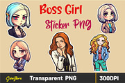 Girl Boss Clipart, Lady Boss sticker, an Object Illustration by ARTify Illustrations (Thumbnail 1 of 5)