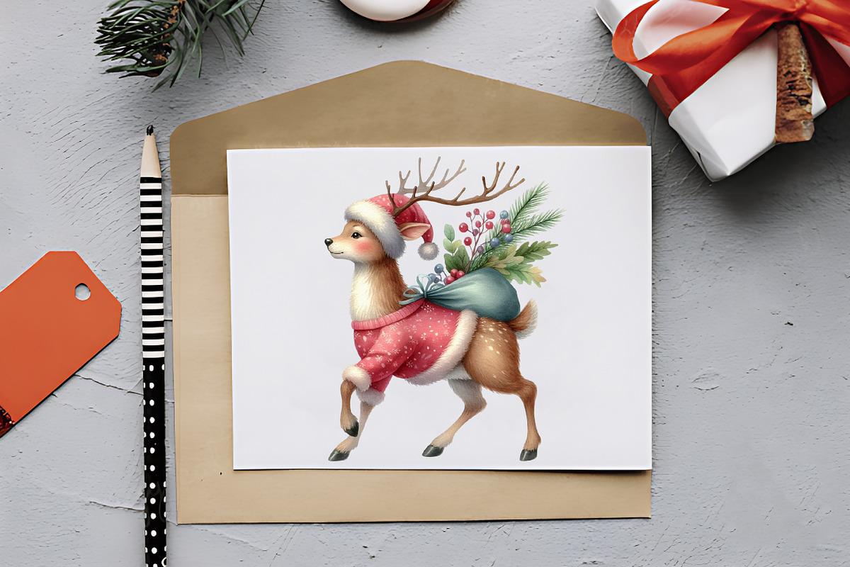 Frosty Friends & Festive Fun Clipart, an Illustration by RobertsArt (Photo 2 of 7)