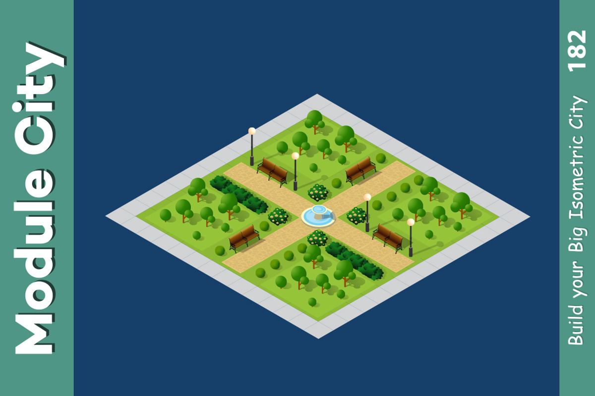 City park Garden module, an Object Illustration by AlexZeL (Photo 1 of 5)