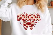 Faux Yarn Valentine’s Day Mama Png, an Illustration by designcity5 (Thumbnail 2 of 9)