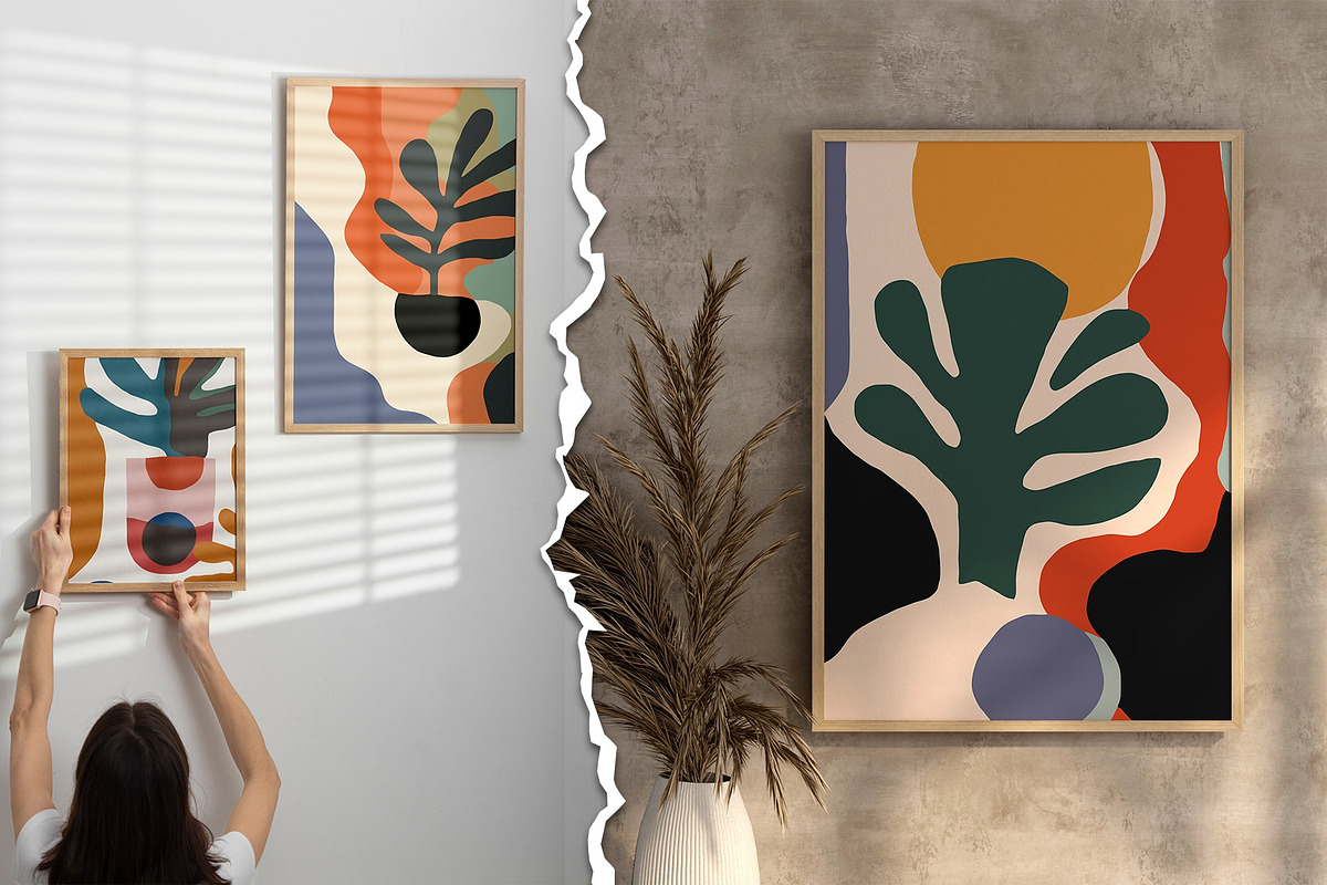 Abstract Contemporary Floral Art, a Decorative Illustration by Vibrand Studio (Photo 4 of 12)