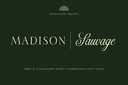 Madison Sauvage - Font Duo, a Script Font by Jolicia Type (Thumbnail 1 of 15)