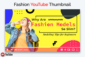 Fashion YouTube Thumbnails