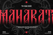 Rohang – Ritualistic Display Font, a Blackletter Font by Inviline.co (Thumbnail 9 of 17)