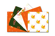 Autumn Digital Paper Watercolor, a Pattern Graphic by Annakristal (Thumbnail 2 of 4)