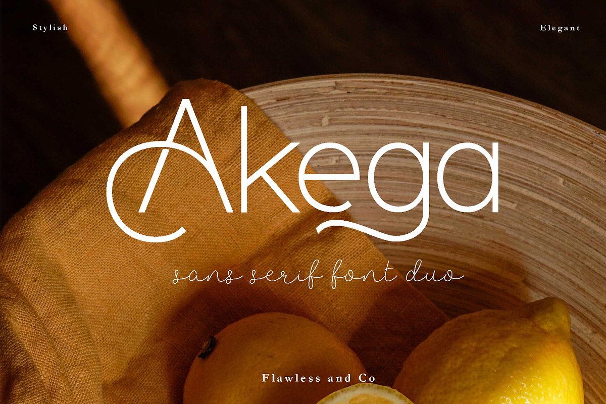 Akega Font Duo, a Script Font by Flawless And Co (Photo 7 of 12)