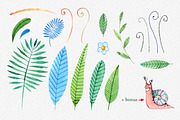 hand drawn watercolor fairy gnomes, a Decorative Illustration by OlyaSenko (Thumbnail 5 of 7)