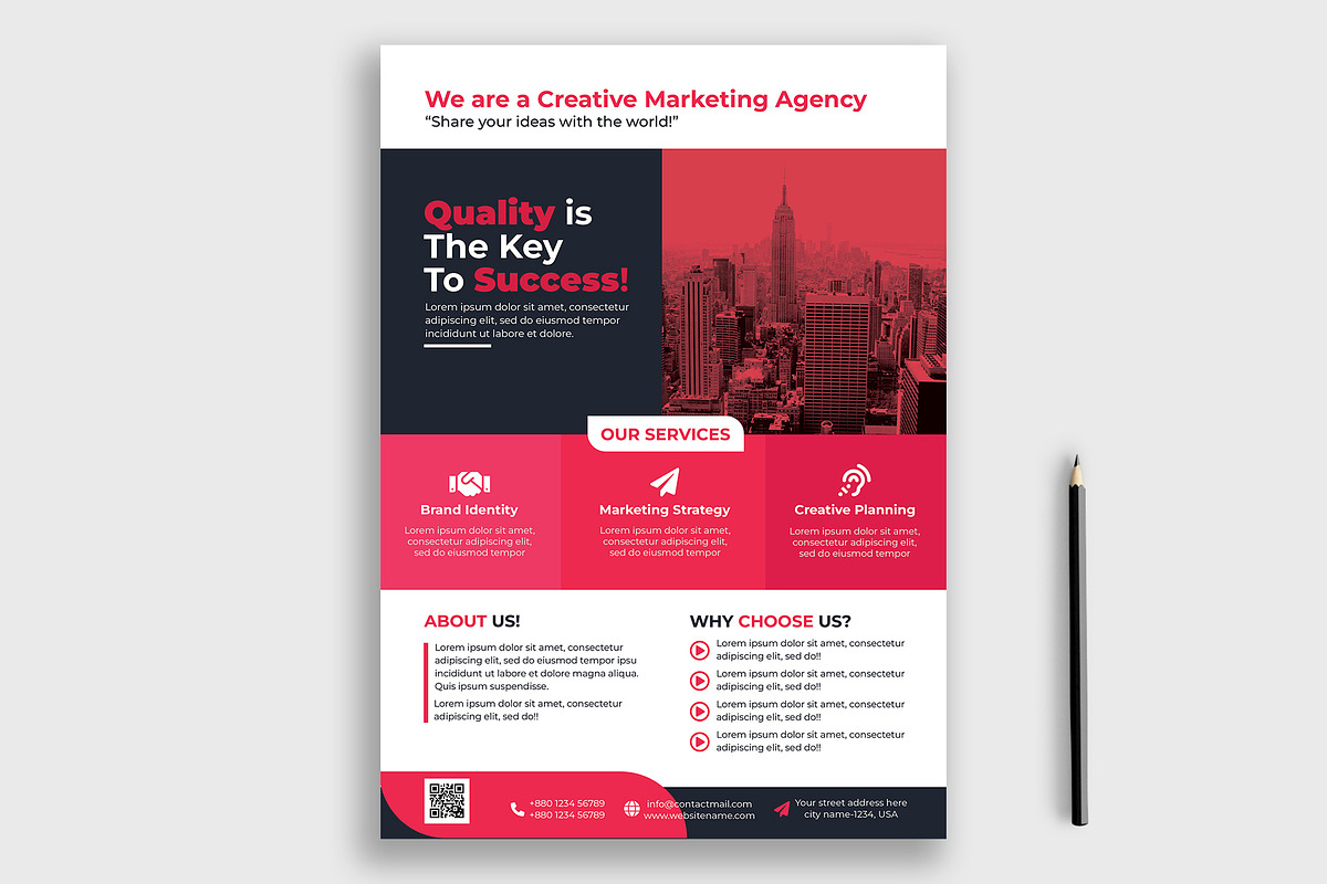Corporate Flyer Template Design, a Flyer Template by famush (Photo 4 of 5)