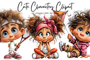 Children Engaging in Various Healthy, a Person Illustration by AlexZeL (Thumbnail 1 of 4)