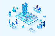 Isometric Web Illustrations, a Templates & Theme by alexdndz (Thumbnail 17 of 31)