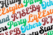 Galford Lettering Retro vintage, a Sans Serif Font by Aditastudios (Thumbnail 3 of 7)
