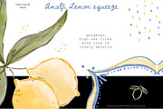 Amalfi Lemon Squeeze Grandmillenial, a Food Illustration by Essem Creatives (Thumbnail 7 of 8)