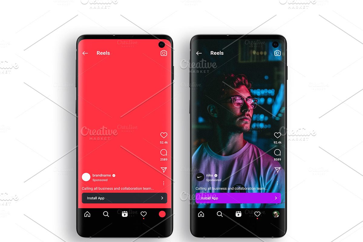 Instagram Template Mockup 2022 XD, a Social Media Template by Dilshod Sobirov (Photo 8 of 16)