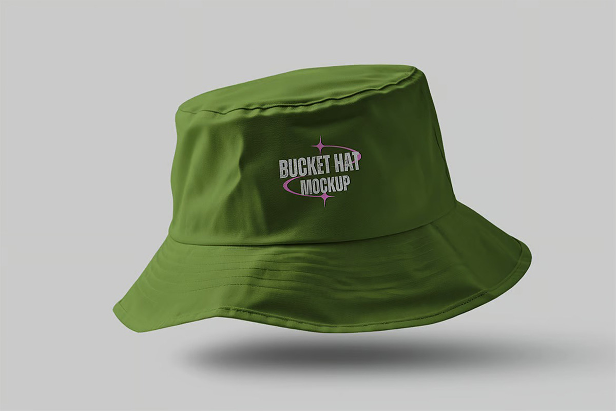 Bucket Hat Mockup, a Hat Mockup by SilverStudio778 (Photo 3 of 4)