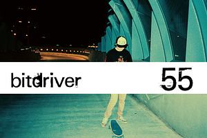 Bitdriver 55 - OpenType SVG Font