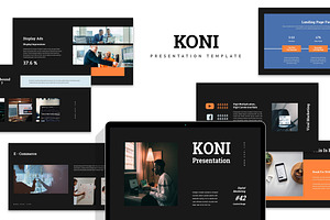 Koni : Digital Marketing Keynote, a Presentation Template by Punkl Camp