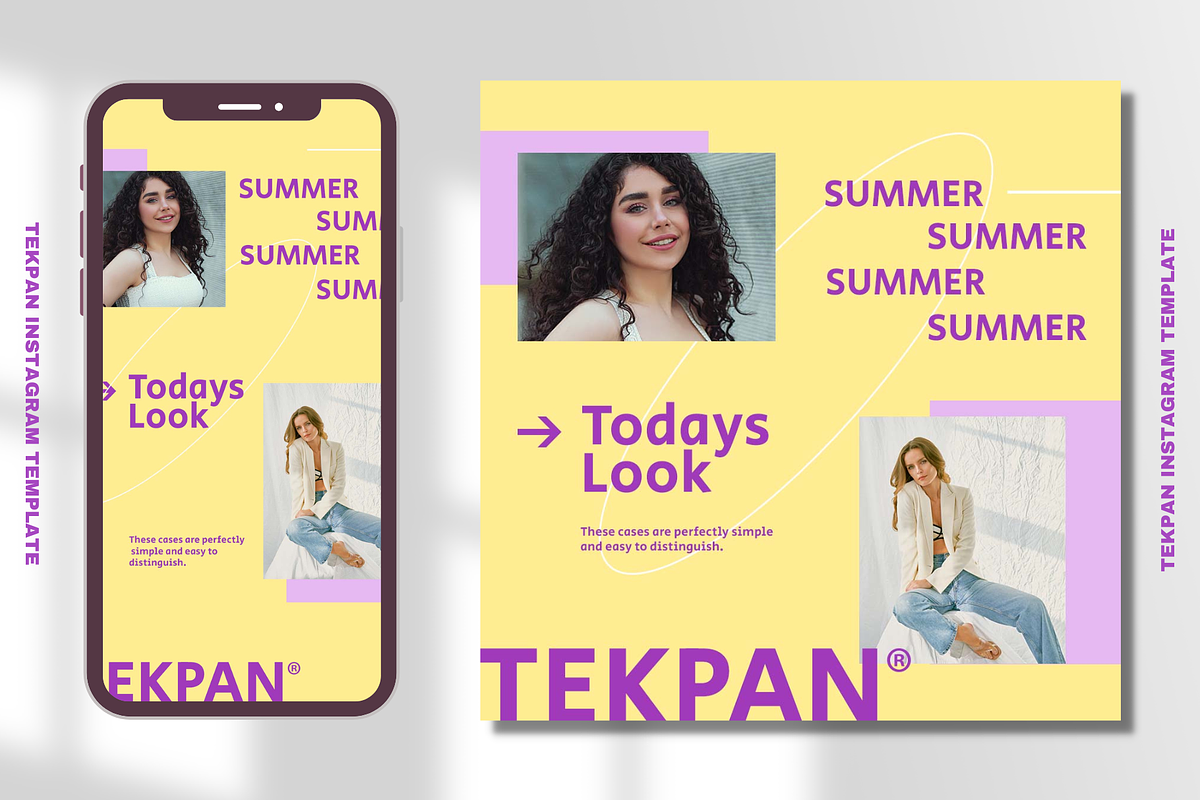 Tekpan Instagram Template, a Social Media Template by Aji Gallery (Photo 11 of 17)