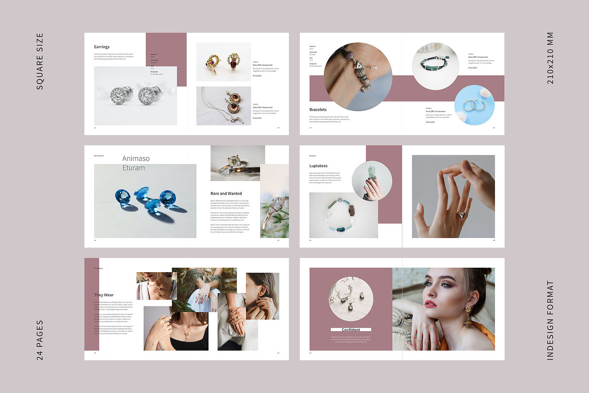 Meucuhu Jewelry Catalogue, a Brochure Template by Meenom Templates (Photo 16 of 16)