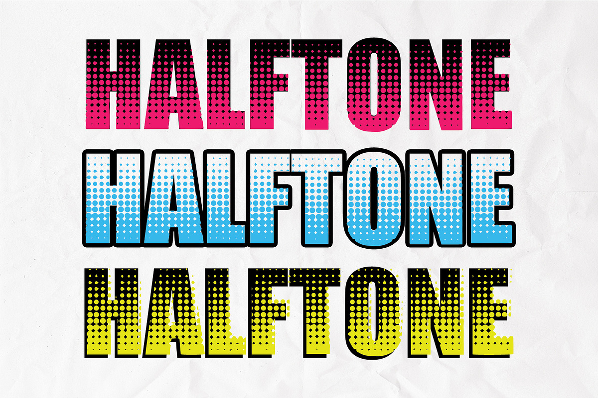 Halftone Black, a Blackletter Font by Nickhard (Photo 2 of 7)
