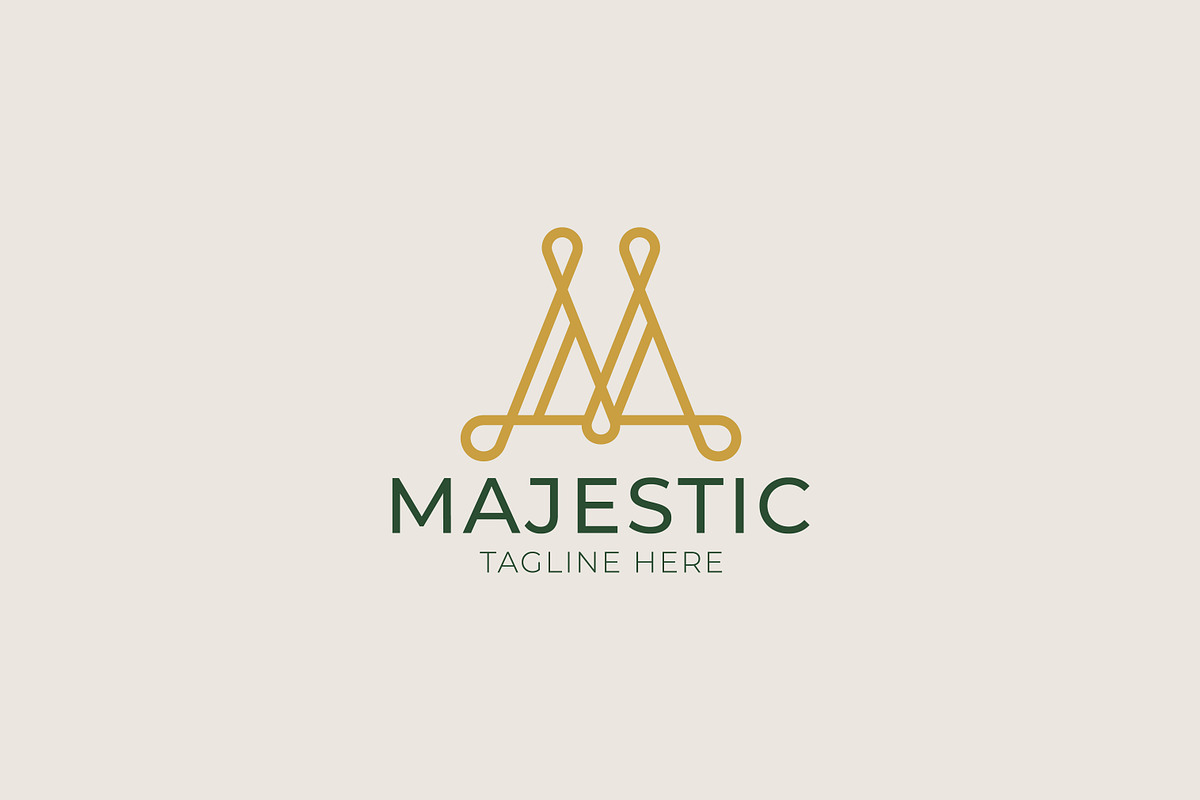 Golden Majestic Letter M Logo, a Branding & Logo Template by Signatoro (Photo 2 of 3)