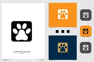 Cat or dog paw icon. Paw icon, a Branding & Logo Template by art_creater