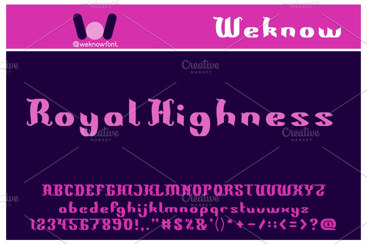 King Will Be King font, a Font by weknow (Photo 2 of 5)