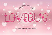 Lovebug - A Cute Valentine Font, a Font by CraftlabSVG (Thumbnail 1 of 7)