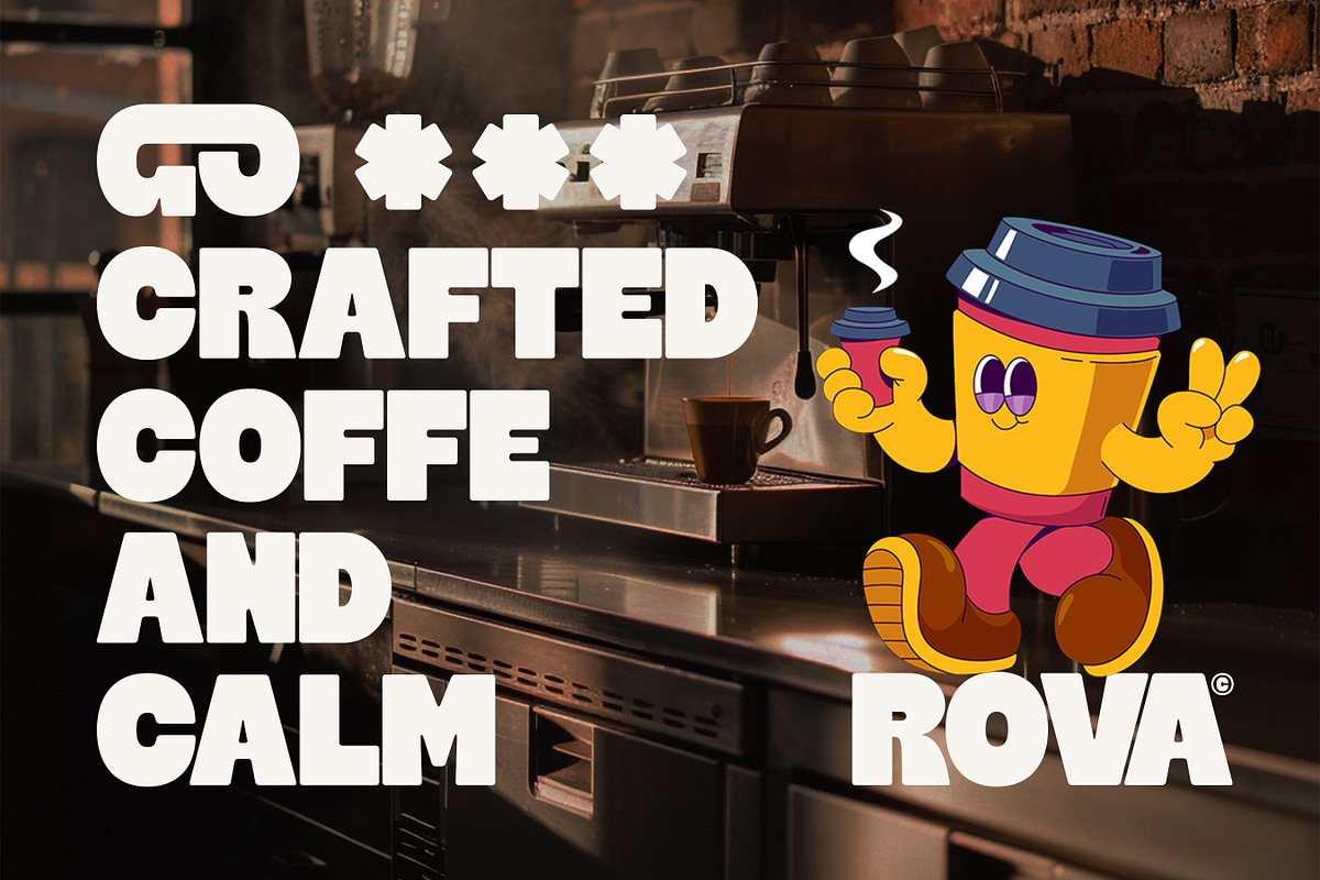 Rova - Bold Display Font, a Font by Flawless And Co (Photo 5 of 10)