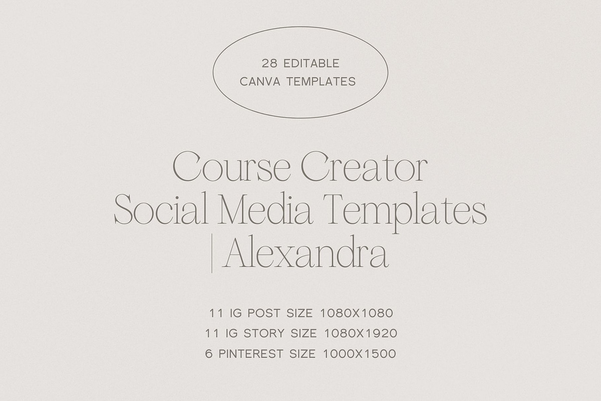 Emily | Canva Social Media Templates, a Social Media Template by With Faith & Love (Photo 2 of 12)