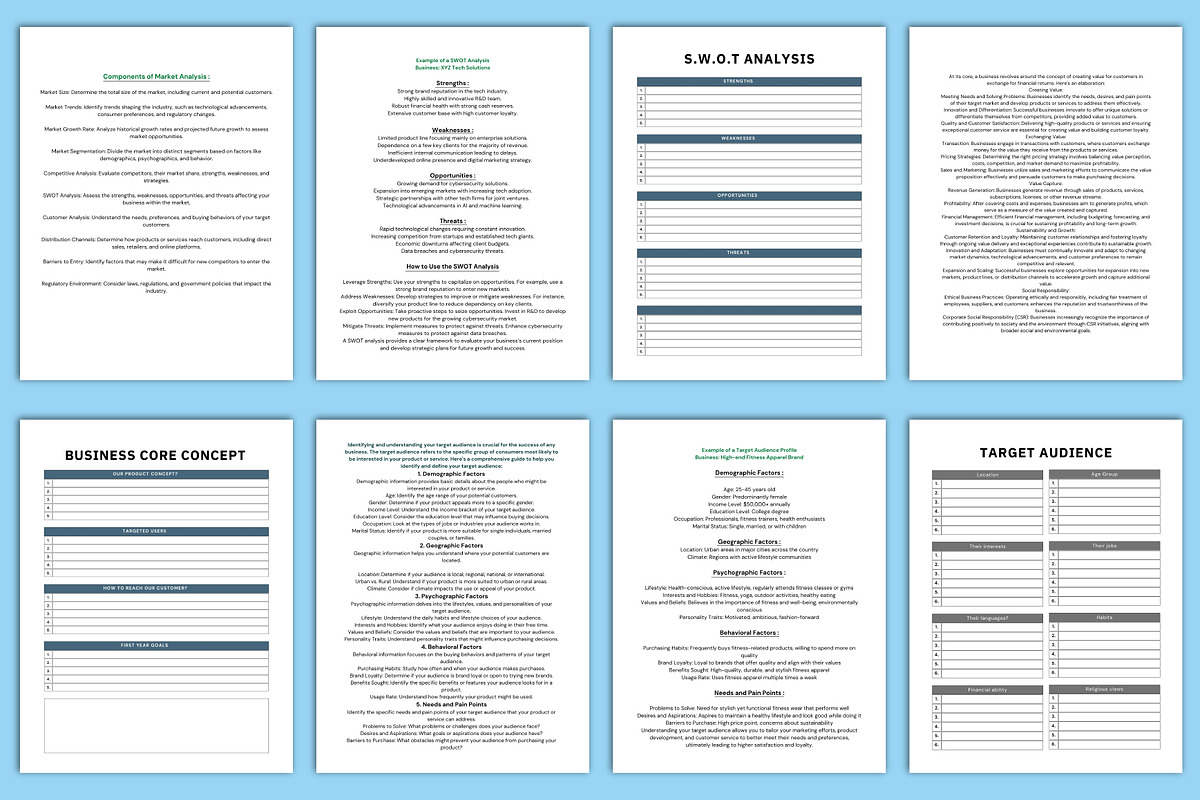 2025 Business Workbook Interior, a Print Template by Designmela01 (Photo 4 of 5)