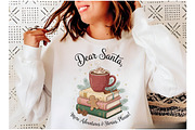 Dear Santa More Books Png, Christmas, an Illustration by Designking (Thumbnail 3 of 5)
