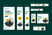 Travel Agency Web Banner Ads Set, a Social Media Template by CreativeShaper (Thumbnail 3 of 4)
