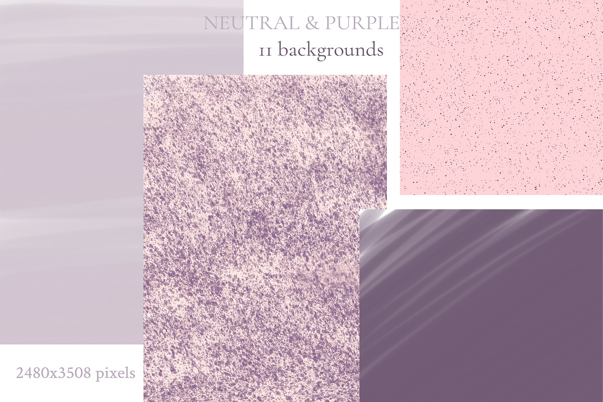 Neutral & Purple, a Texture Graphic by Salted Galaxy (Photo 10 of 13)