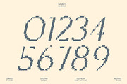 CS Akagi Stitched, a Sans Serif Font by Craft Supply Co. (Thumbnail 4 of 8)