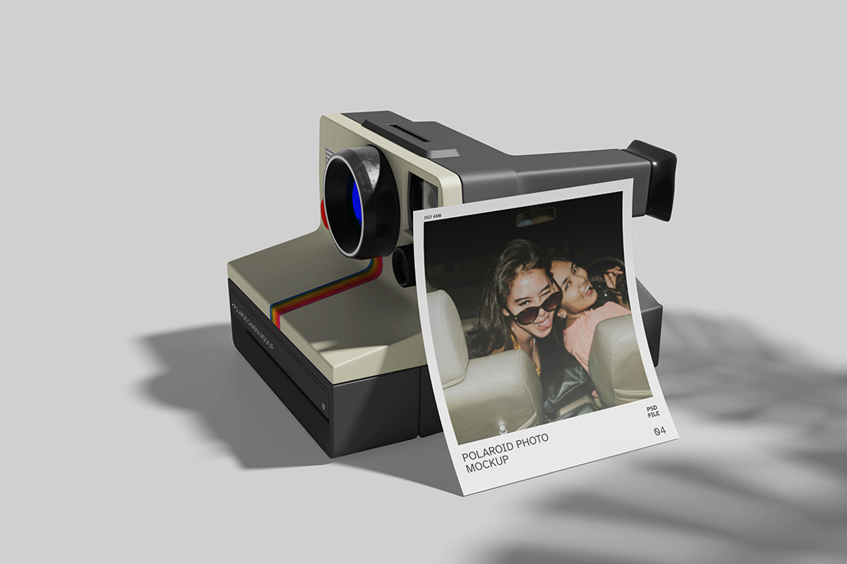 Polaroid Mockup For Branding, an Advertising Mockup by bimockup (Photo 4 of 6)