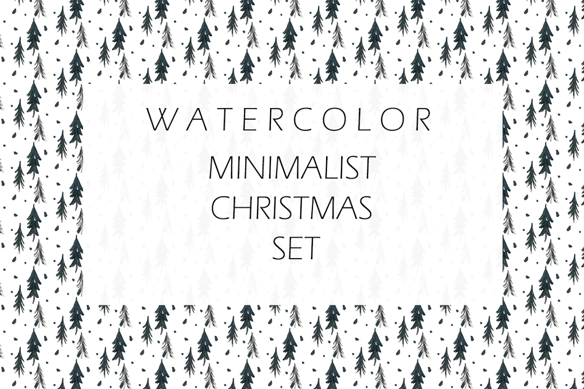 MINIMALIST CHRISTMAS SET, an Object Graphic by Alexandra Fulger (Photo 1 of 5)
