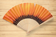 Bamboo Fan Mockup, PSD File, a Household Mockup by MockupsBox (Thumbnail 4 of 5)
